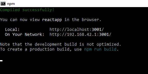 React