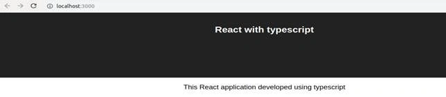 React With TypeScript