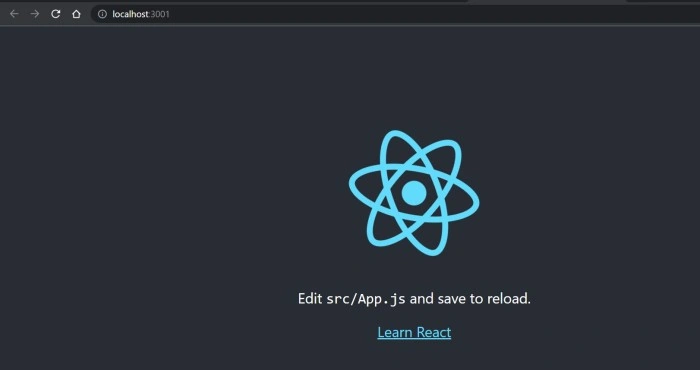 first view in browser