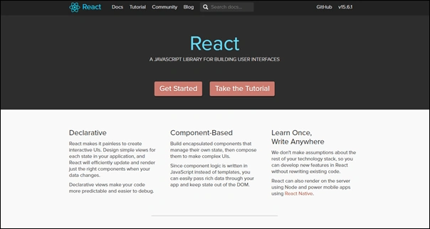 React