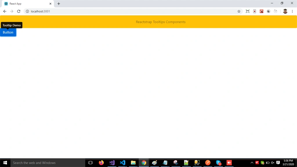 Reactstrap Components In ReactJS