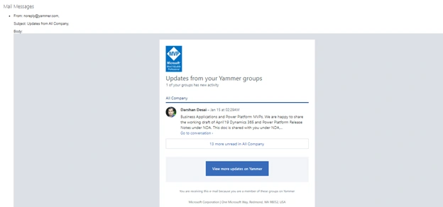 Read Email From Mailbox Folders Using Microsoft Graph API