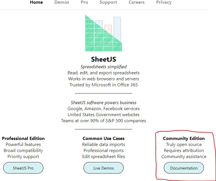 SheetJS community