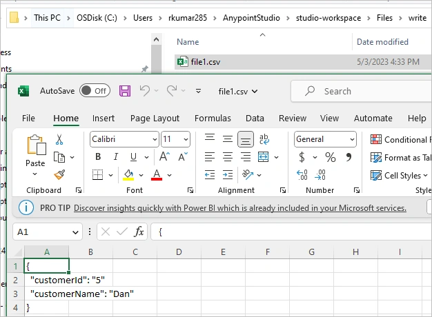 Read Files Using File Connector in MuleSoft