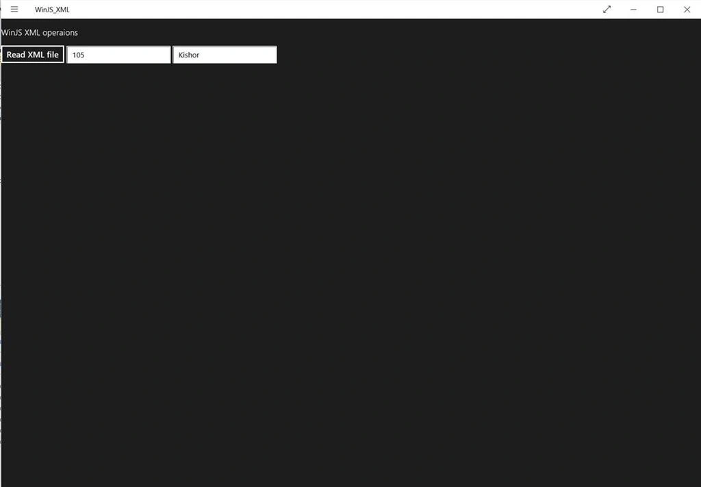 xml file