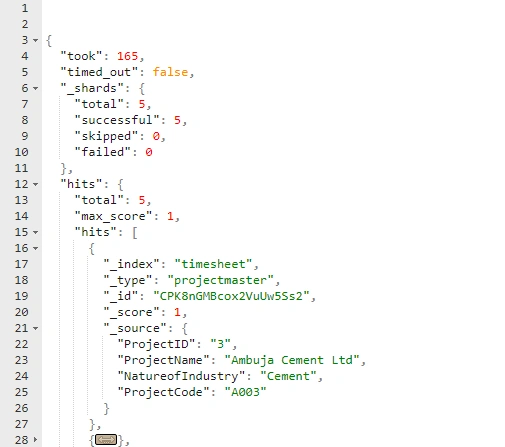 Elastic search