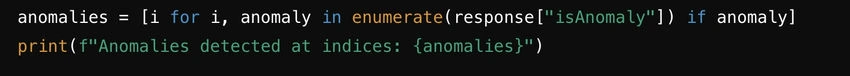 Extracting Anomalies in Python