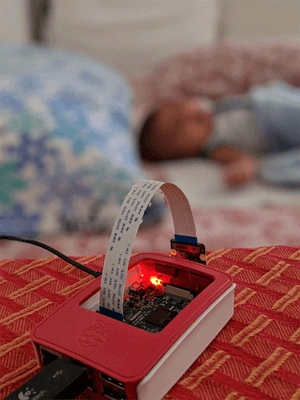 Real Time Baby Monitor Chrome Extension - Streaming from Raspberry PI Using SignalR And Cognitive Vision Service