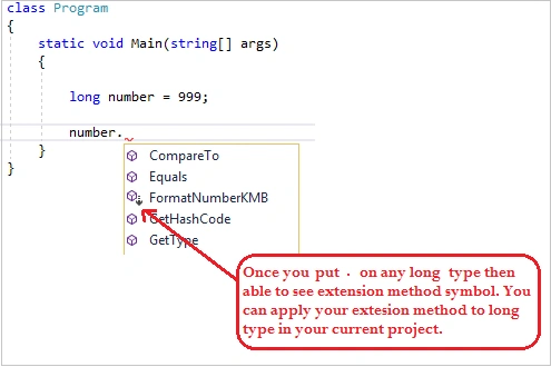 Real-Time Example Of Extension Method In C#