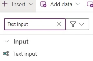Text input