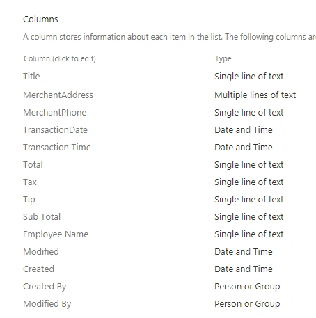 Receipt Processing Using AI Builder In PowerApps