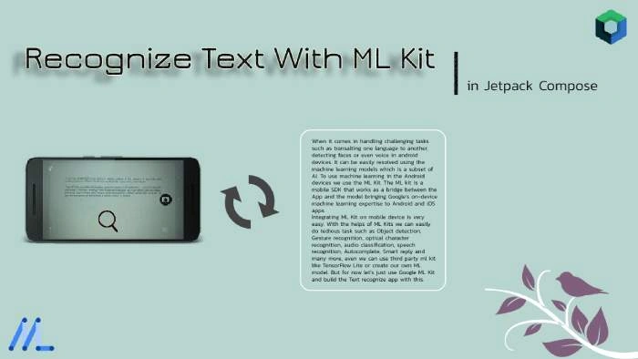 Recognize text with ML Kit