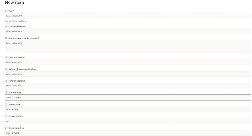Recording Microsoft Form Responses in SharePoint