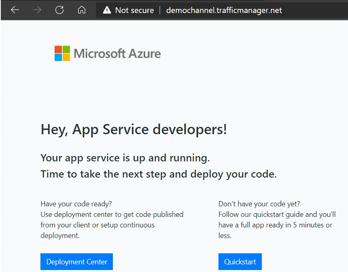 Redirecting Traffic Based On Priority Using Azure Traffic Manager