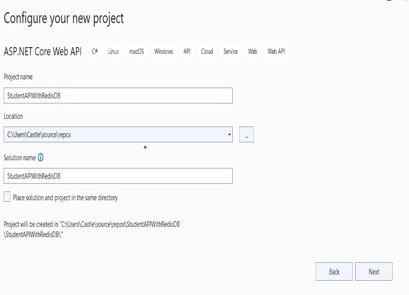 Configure