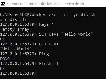Redis Cache Image using Docker