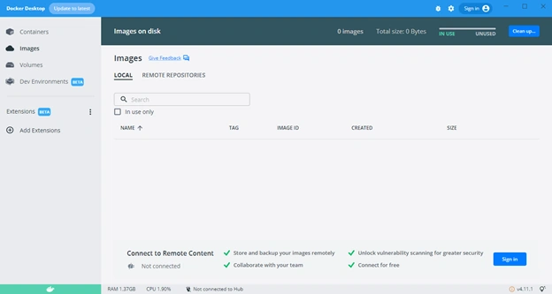 Redis Cache Image using Docker