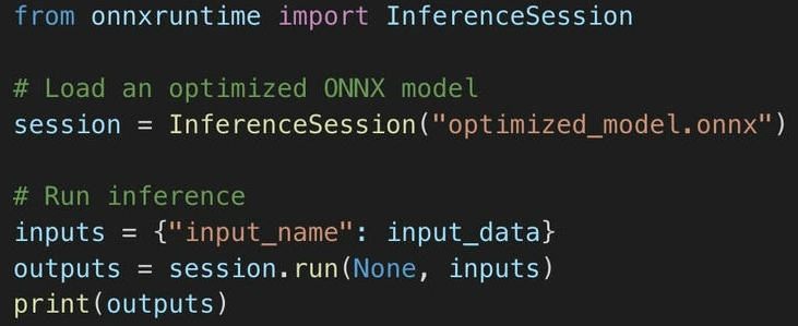 ONNX format