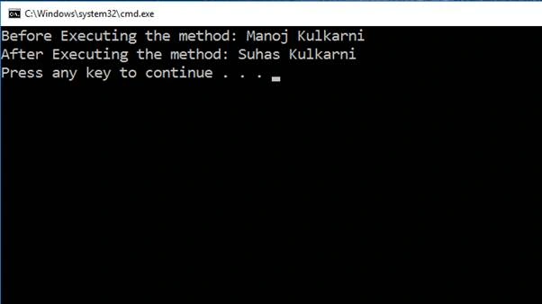 output