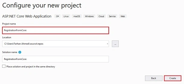 Configure
