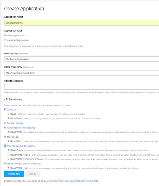 Create App