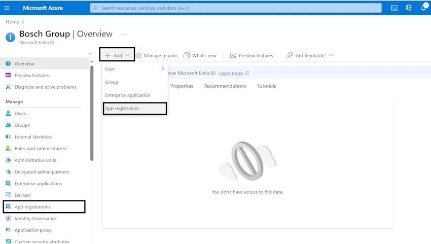 App registration