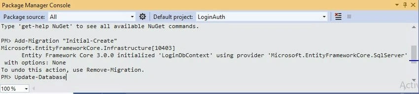  Add-Migration 