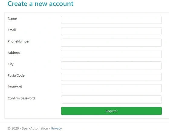Registration Razor Page In ASP.NET Core Razor Pages Web Application