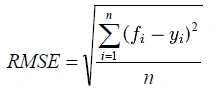 Root Mean Squared Error