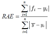 Relative Absolute Error