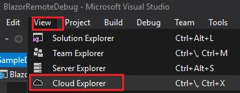 Remotely Debug Blazor App On Azure From Visual Studio