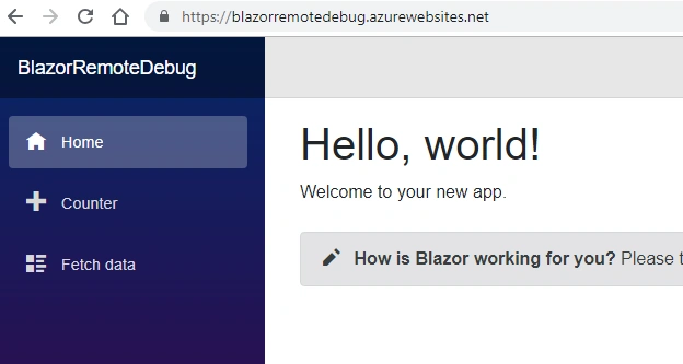 Remotely Debug Blazor App On Azure From Visual Studio