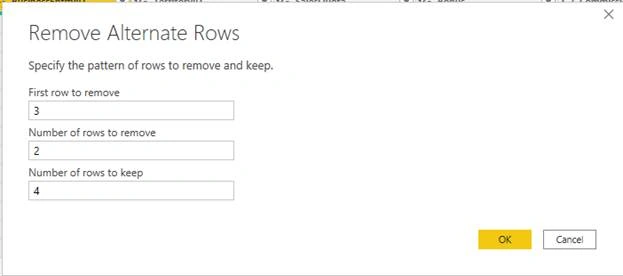 Removing Unnecessary Rows using Power Query in Power BI