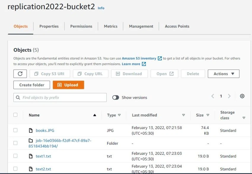 Replicate Existing Objects using AWS S3 Batch Replication