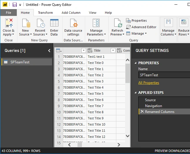 Reporting Using Power BI With SharePoint As Data Source