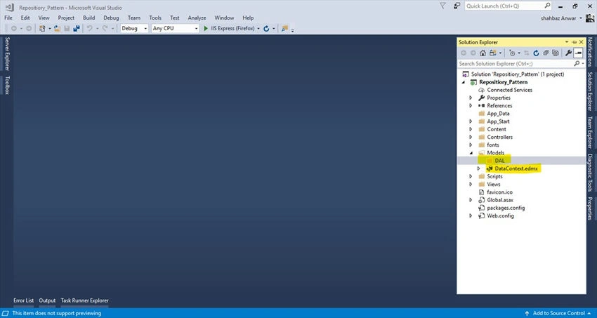 Implement our repository