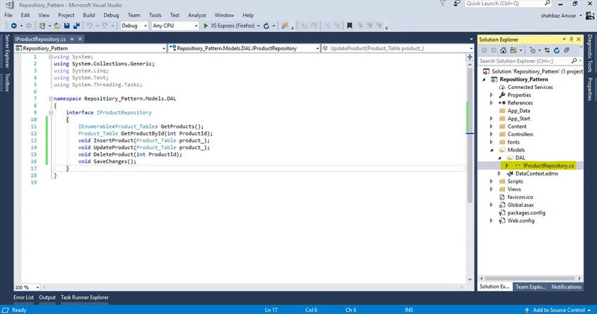 IProduct repository