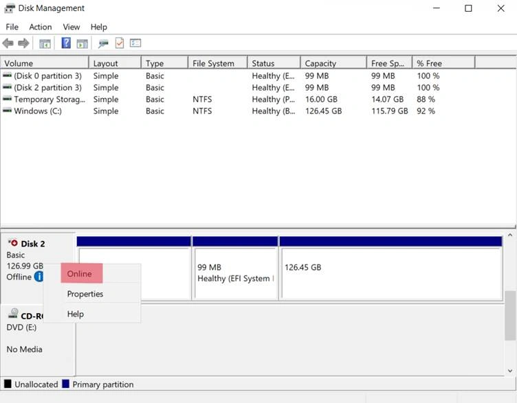 Disk management