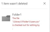 Item delete