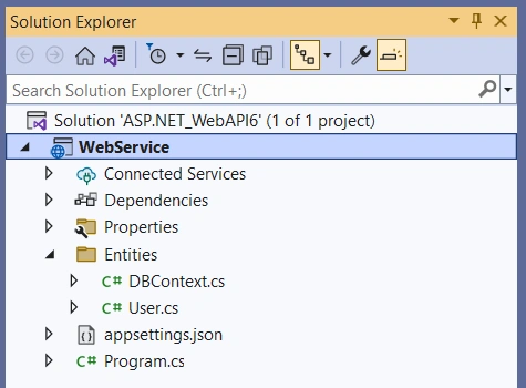 C# Entities