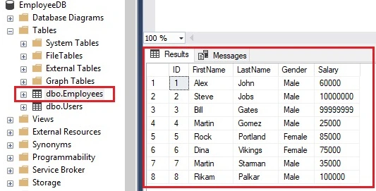 DB employee