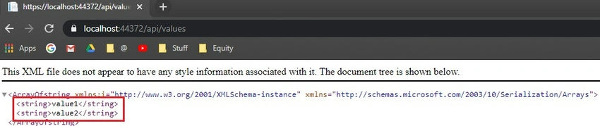 XML file