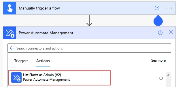 Manually trigger flow