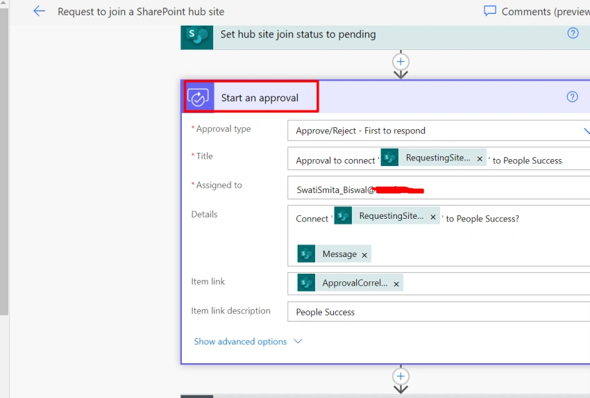 Restrict Other Site Owners To Associate Sites With Hub Sites Using Power Automate