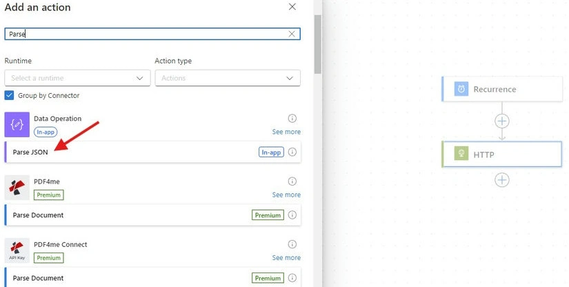 Parse JSON