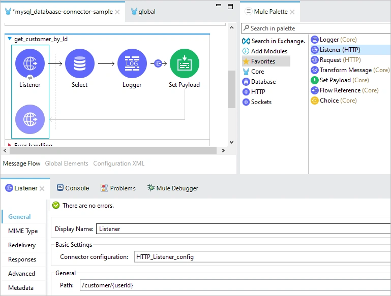 Retrieve data from database based on conditions in MuleSoft