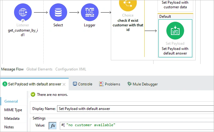 Retrieve data from database based on conditions in MuleSoft