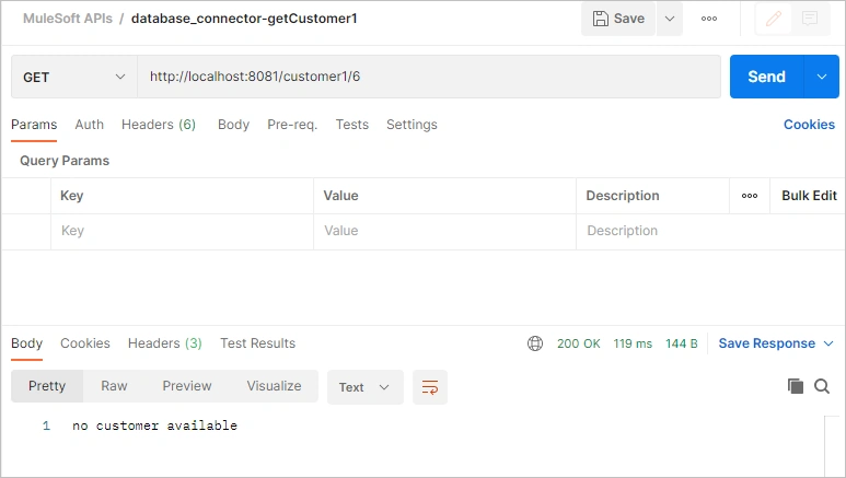 Retrieve data from database based on conditions in MuleSoft