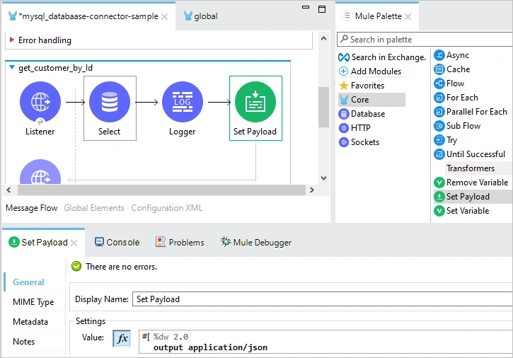 Retrieve data from database based on conditions in MuleSoft