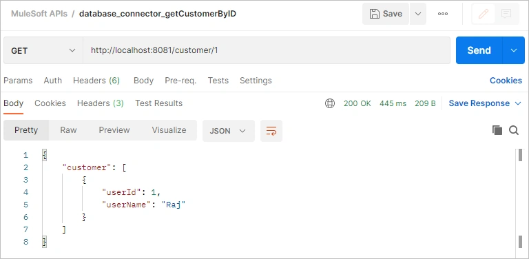 Retrieve data from database based on conditions in MuleSoft